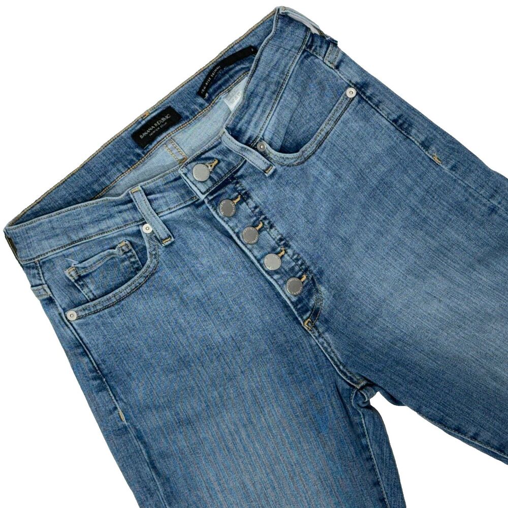 Banana Republic Premium High-Rise Skinny Jeans Button Fly Women's Size 27 (J4)